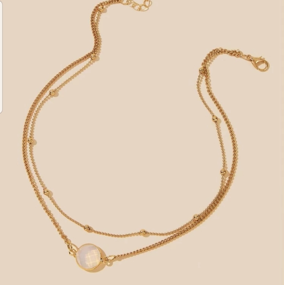 *Gal* Layered Choker Necklace - Picture 2 of 4